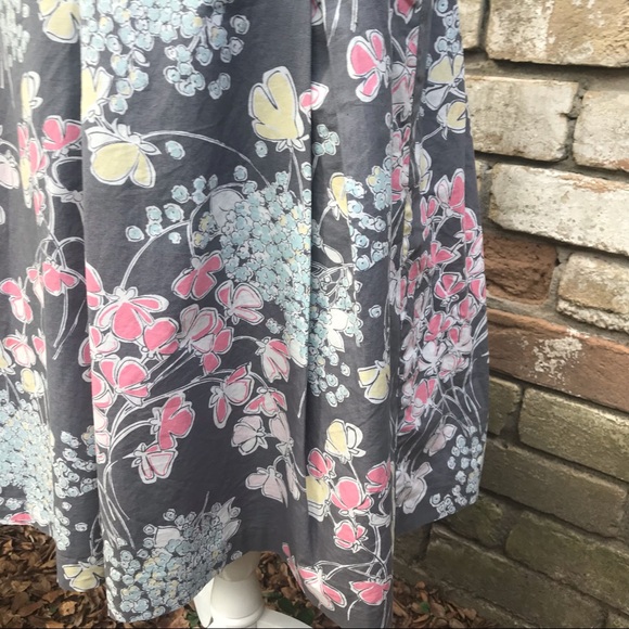 🌸 Floral Cotton Talbot’s Skirt Size 4 🌸 *CHARITY ITEM* - Picture 4 of 8